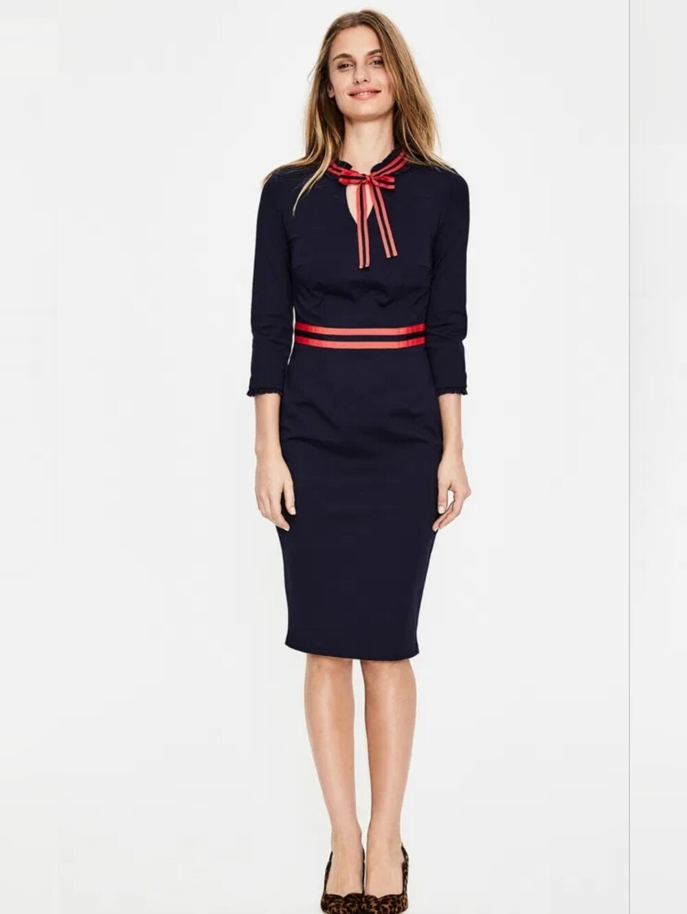 Boden Annette Ponte Dress Size US 4 - Picture 2 of 13